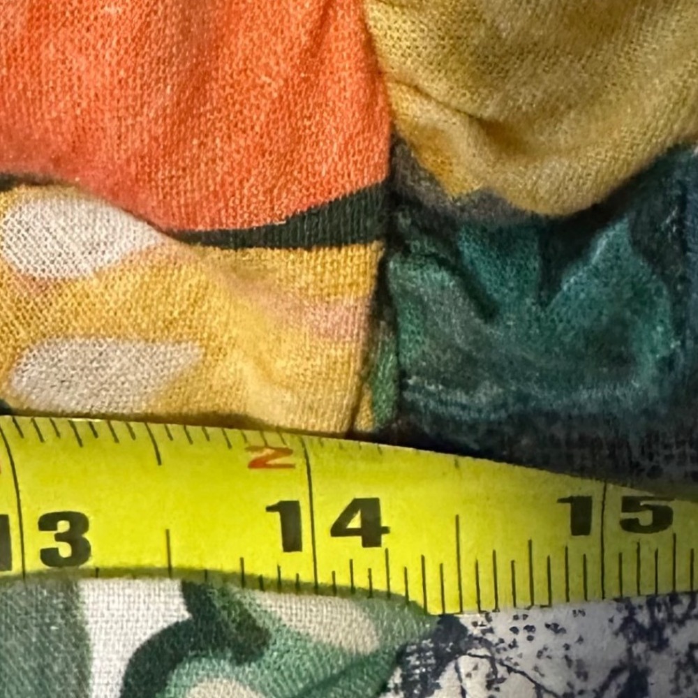 FARM Rio for Anthropologie Jumpsuit Tropical Fan Ruffle Sleeve Romper Small - Picture 7 of 8